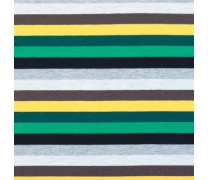 Jersey - Multicolor Lines Braun